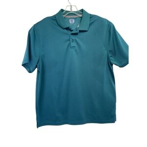 Golf America Mens Large  Turquoise Golf Polo Shirt (Y24) NW/OTs